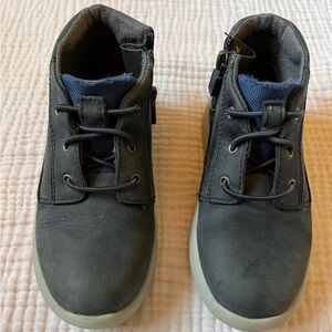UGG Gray Blue Lace-Up Boots